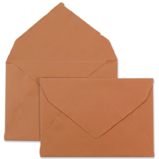 ARPA/ハンドメイドコットン封筒/Envelope: Terracotta