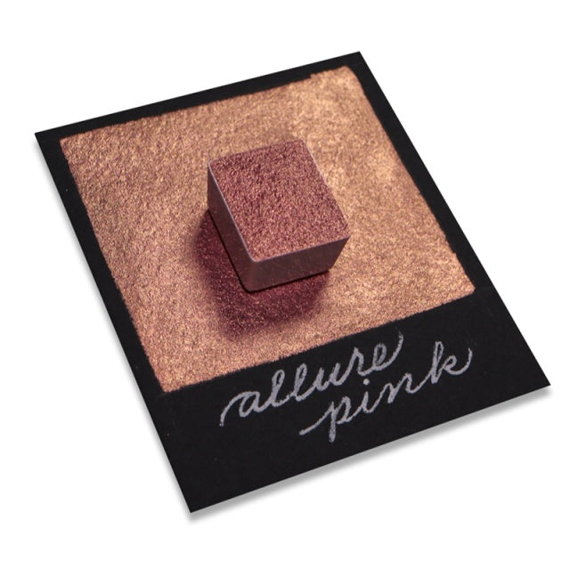 The Creative Kinds/カリグラフィーインク/Single Half Pan Shimmer - Allure Pink