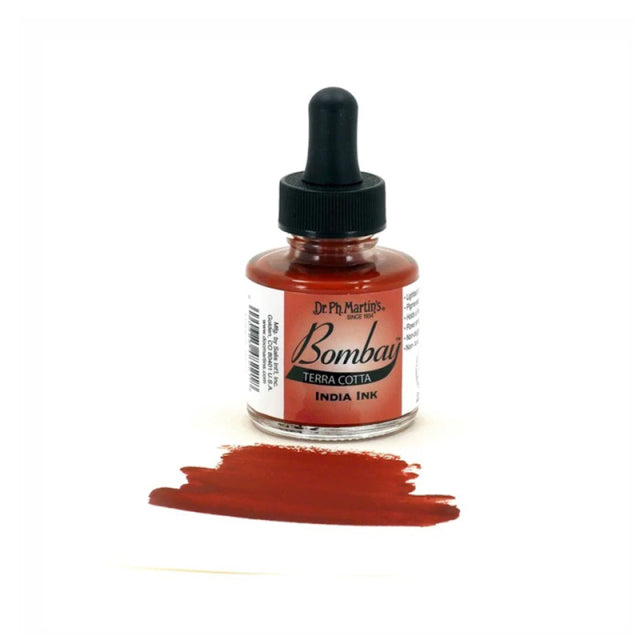 【SALE品】Dr. Ph. Martin's/カリグラフィーインク/Bombay India Ink, Terra Cotta(30ml)