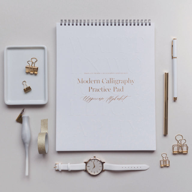 Written Word Calligraphy /Uppercase practice book