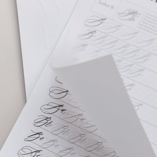 Written Word Calligraphy /カリグラフィー練習帳/Uppercase practice book