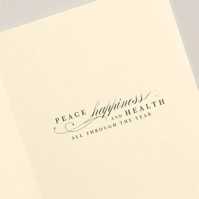 Crane/Box Card/Woodland Reindeer Holiday