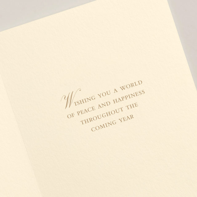 Crane/ボックスカード/Faith Hope Peace Love Holiday Greeting Card