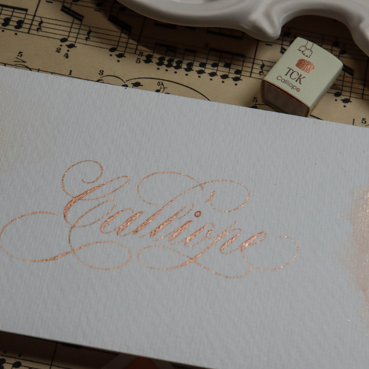 The Creative Kinds/カリグラフィーインク/Single Half Pan Shimmer - Calliope