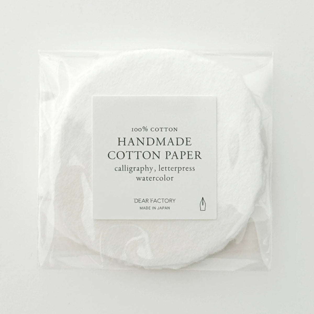 DEAR FACTORY Place Cards/Circle Card Set of 10 - White