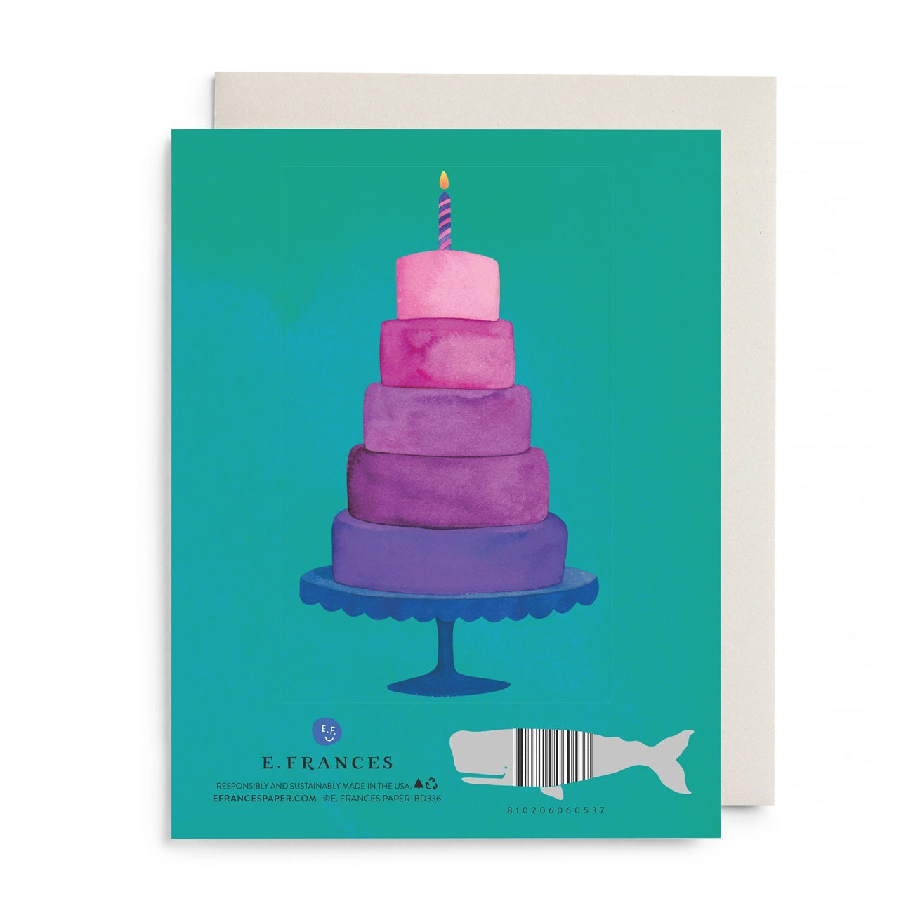 E.Frances/シングルカード/Birthday Layer Cake Greeting Card