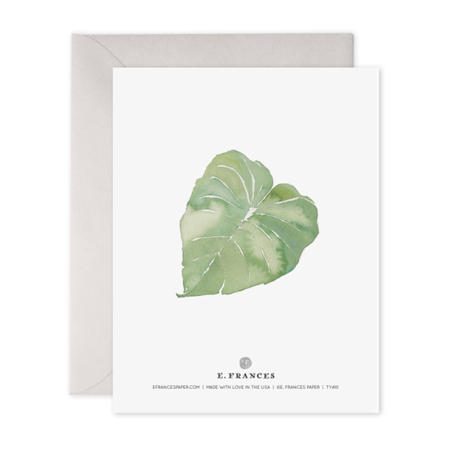 E.Frances/Single Card/Thank You Leaves