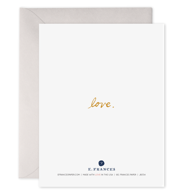 E.Frances/Single card/Love is love