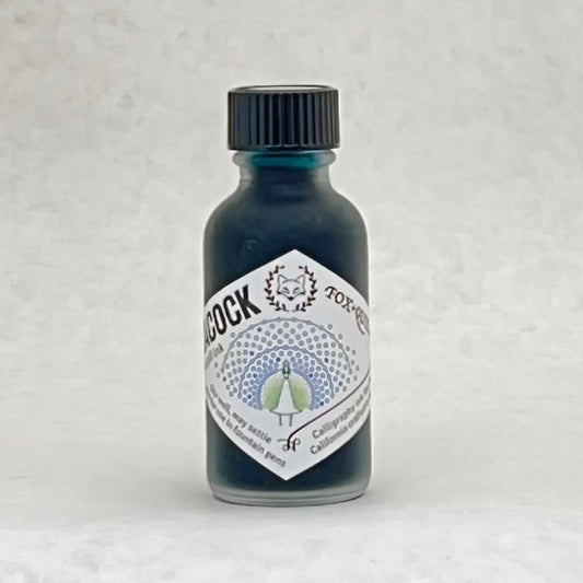 Fox and Quills/カリグラフィーインク/Peacock Iron Gall Ink 30ml