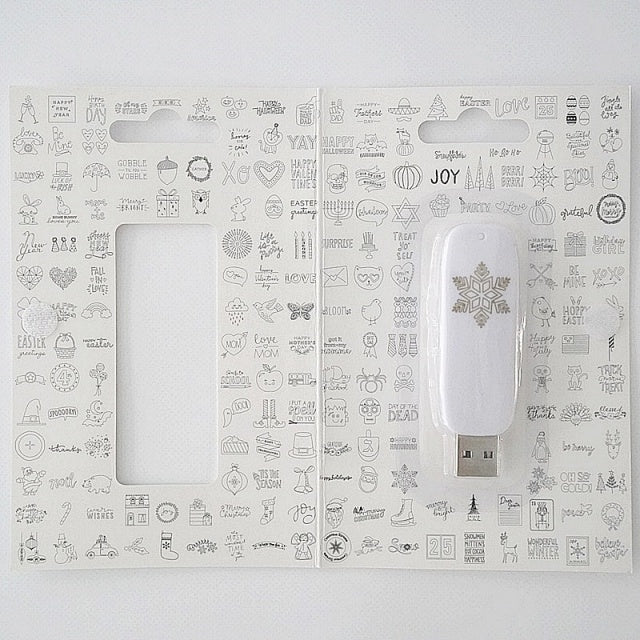 Foil Quill/USB design data/Holiday