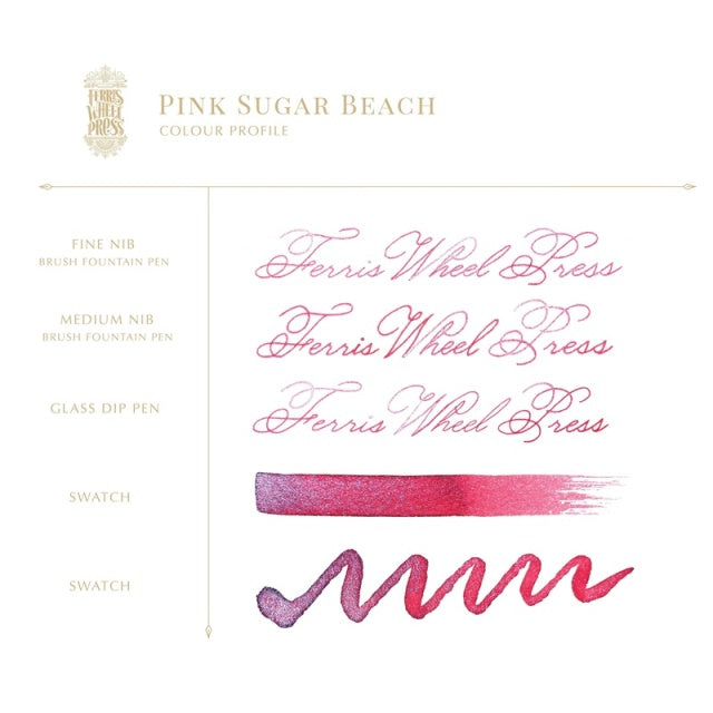 【在庫限り】Ferris Wheel Press/インク/Pink Sugar Beach 38ml