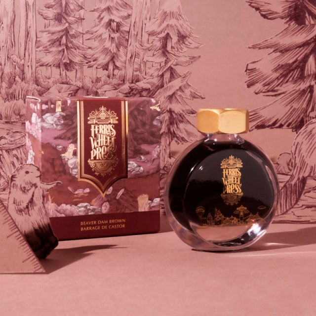 【在庫限り】Ferris Wheel Press/インク/Beaver Dam Brown Ink 38ml