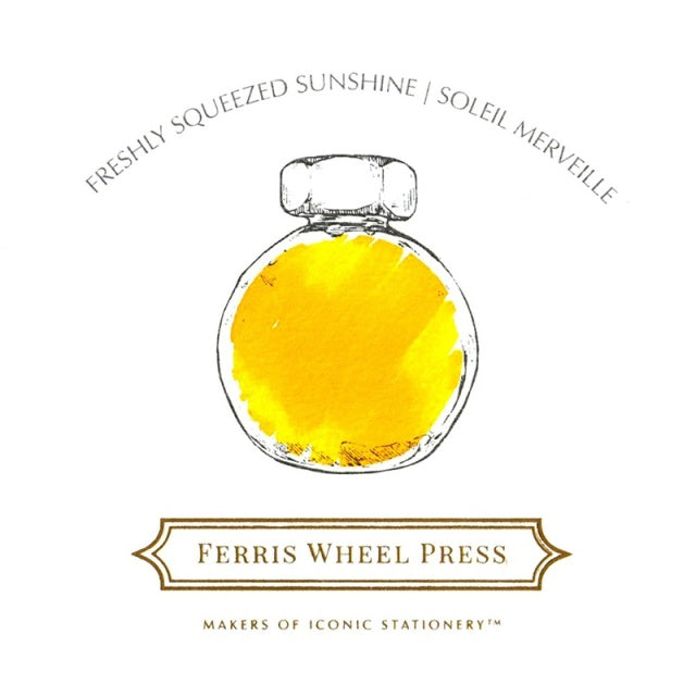 【在庫限り】Ferris Wheel Press/インク/Freshly Squeezed Sunshine Ink 38ml