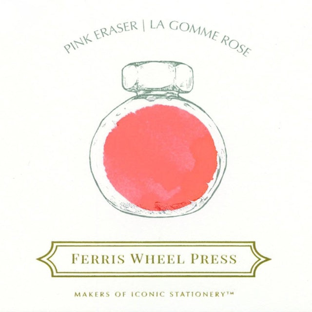 【在庫限り】Ferris Wheel Press/インク/Pink Eraser Ink 38ml