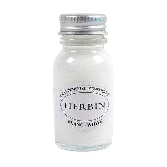 Herbin/カリグラフィーインク/Pigmented Ink: White (15ml)