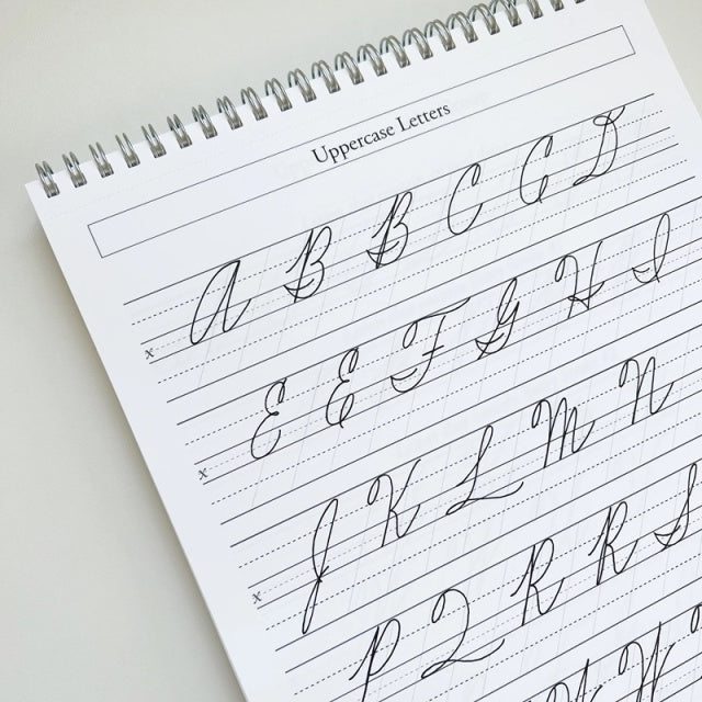 Logos Calligraphy/Cursive Pad Lowercase & Uppercase Set