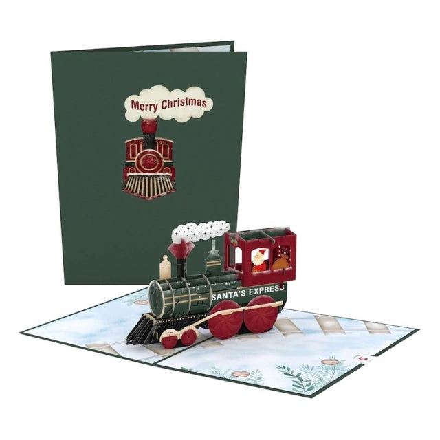 Lovepop/Single Card/Santa Christmas Train