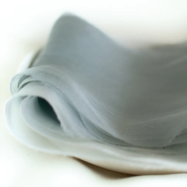 Lademya Silks/ガーゼシルクリボン/Gauze Silk Ribbon -Moss Green