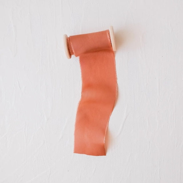Lademya Silks/Original Silk Ribbon -Pastel Orange
