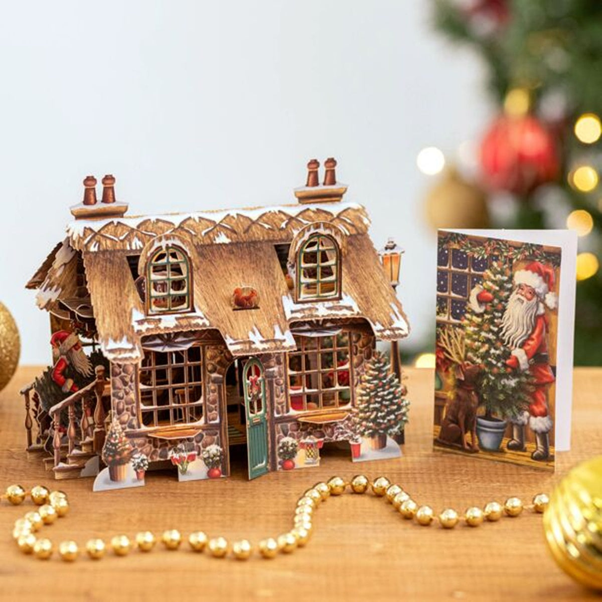 Me&McQ/シングルカード/Cosy Christmas Cottage