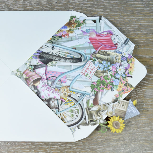 Me&McQ/シングルカード/Happy Birthday: Kittens