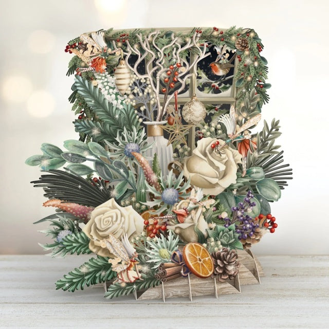 Me&McQ/シングルカード/Christmas Floral