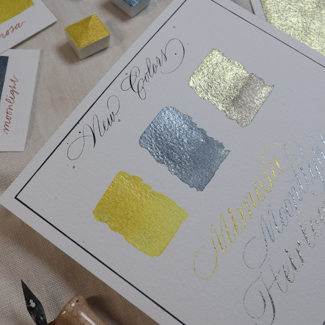 The Creative Kinds/カリグラフィーインク/Single Half Pan Shimmer - Heirloom