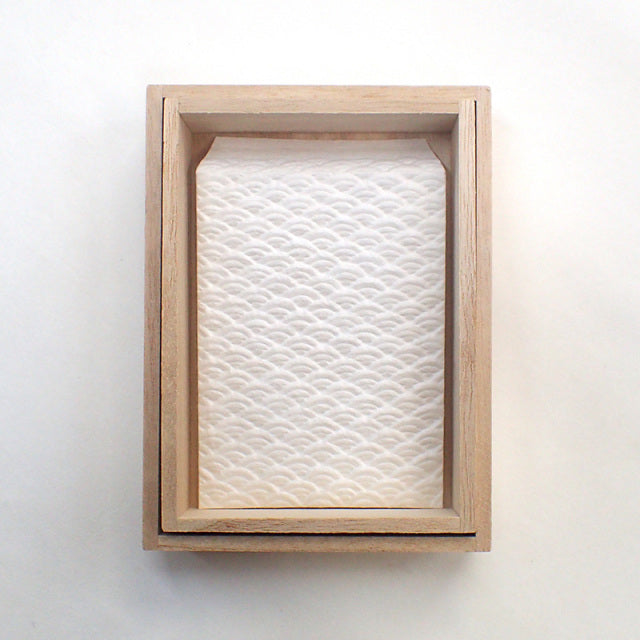 永田哲也/Envelope/お飾りぽち 風流 青海波(桐箱入り)