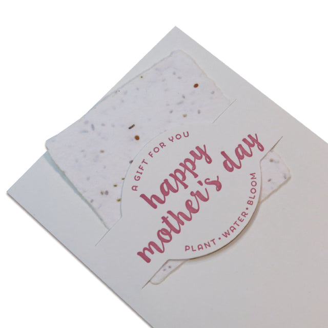 OBLATION/シングルカード/Happy Mother's Day with Wildflower Seeds