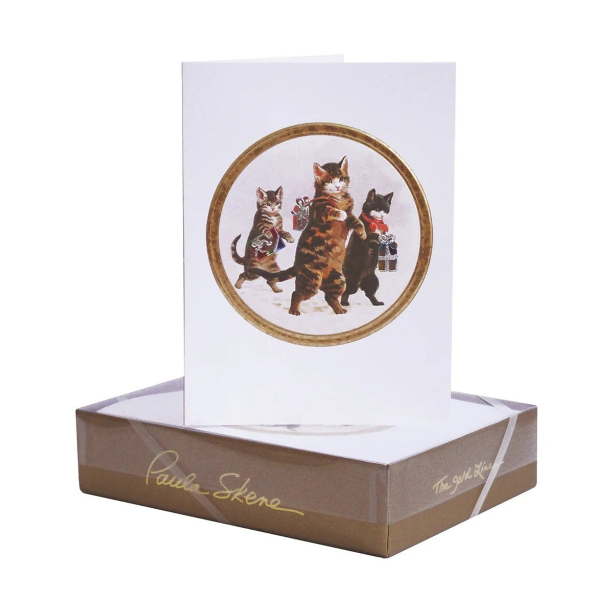 Paula Skene/Single Card/Cats with Packages