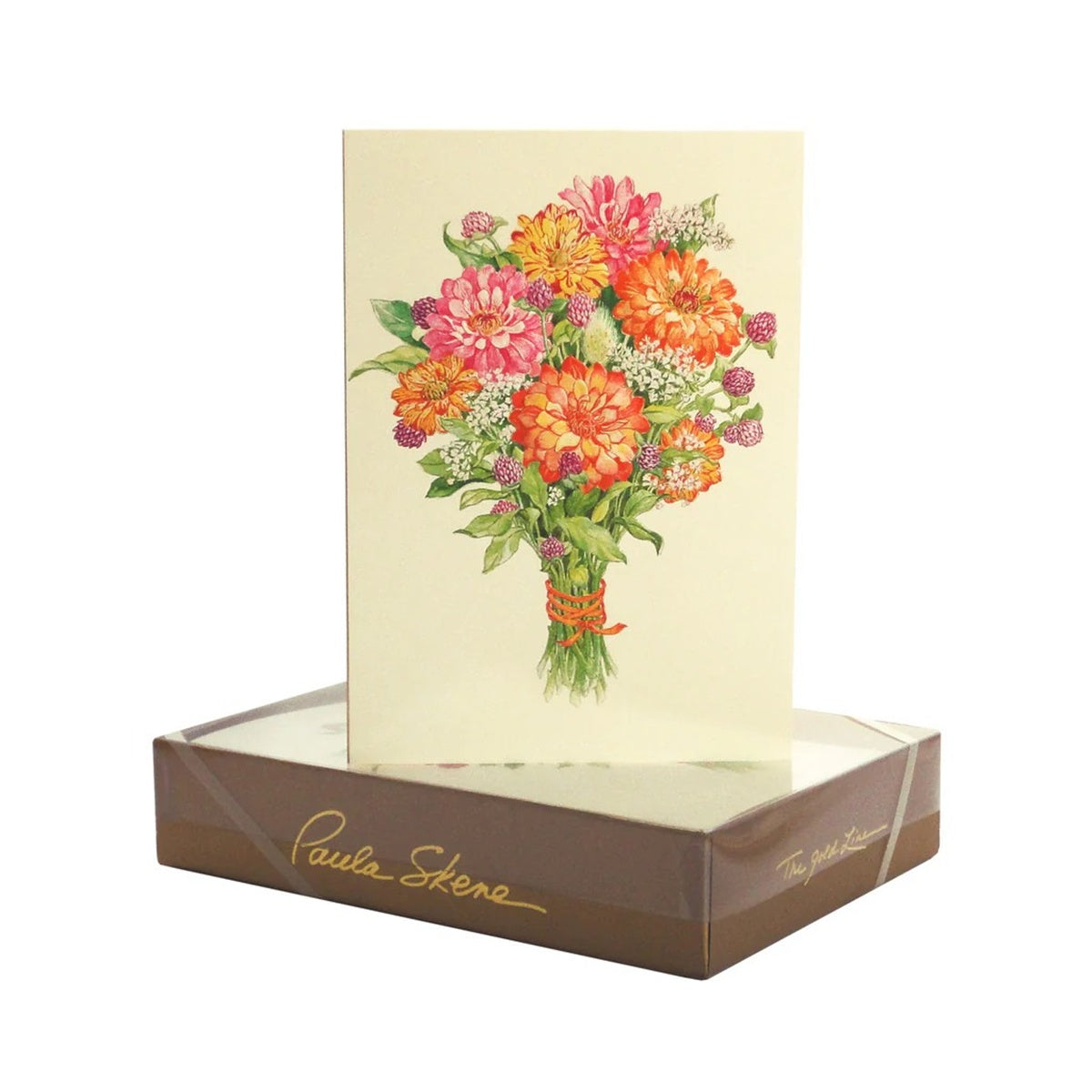 Paula Skene/Mini Card/Floral Bouquet Mini Note