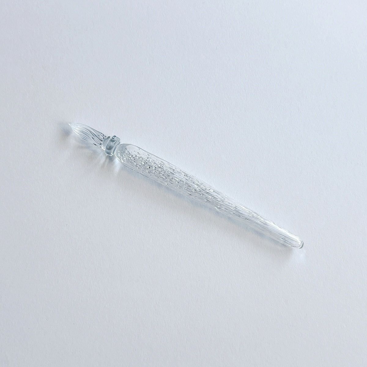 まつぼっくり（ガラスペン） 受注生産品】ガラス工房 まつぼっくり ガラスペン 蒔絵 白軸
