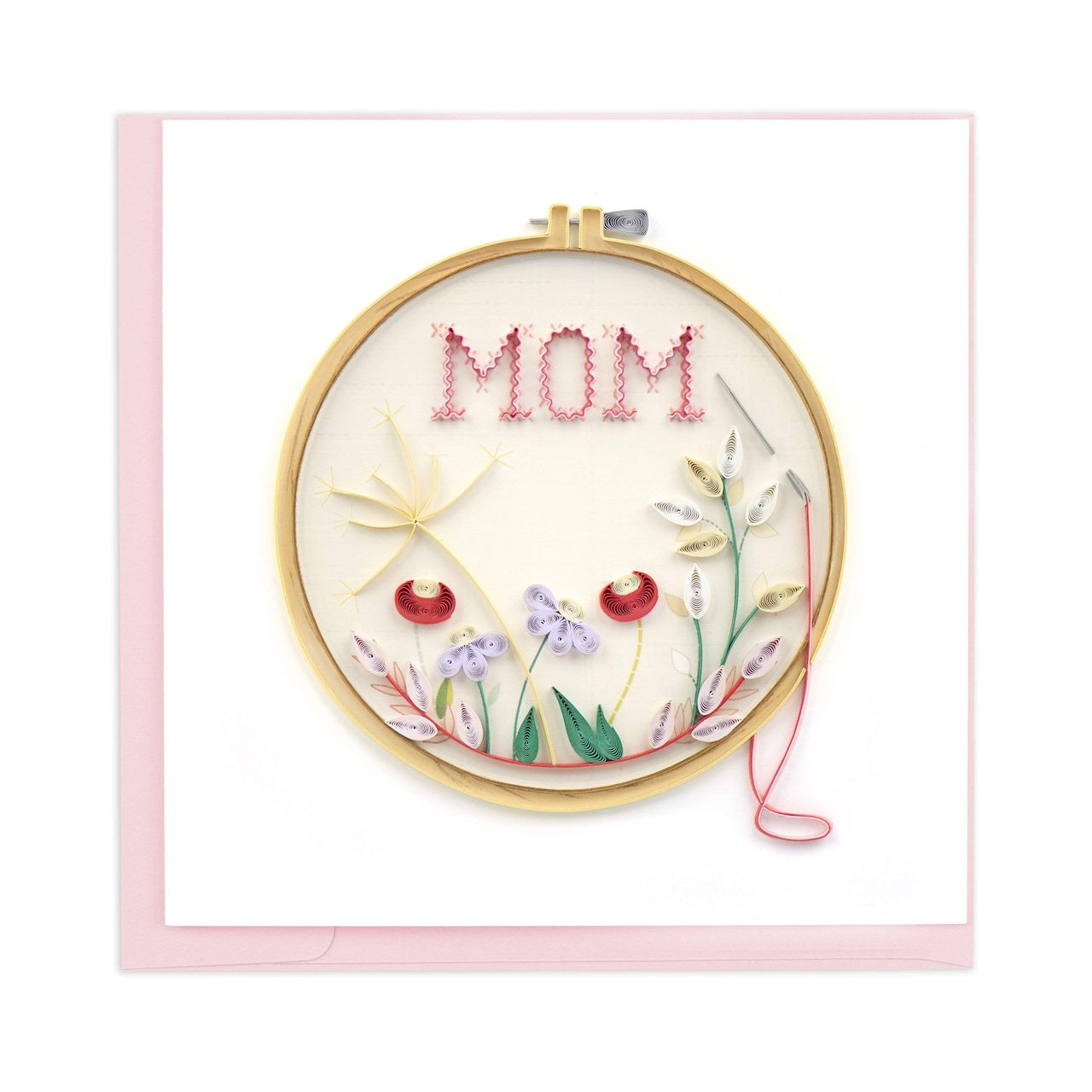 Quilling Card/Greeting Card/Mom Cross Stitch