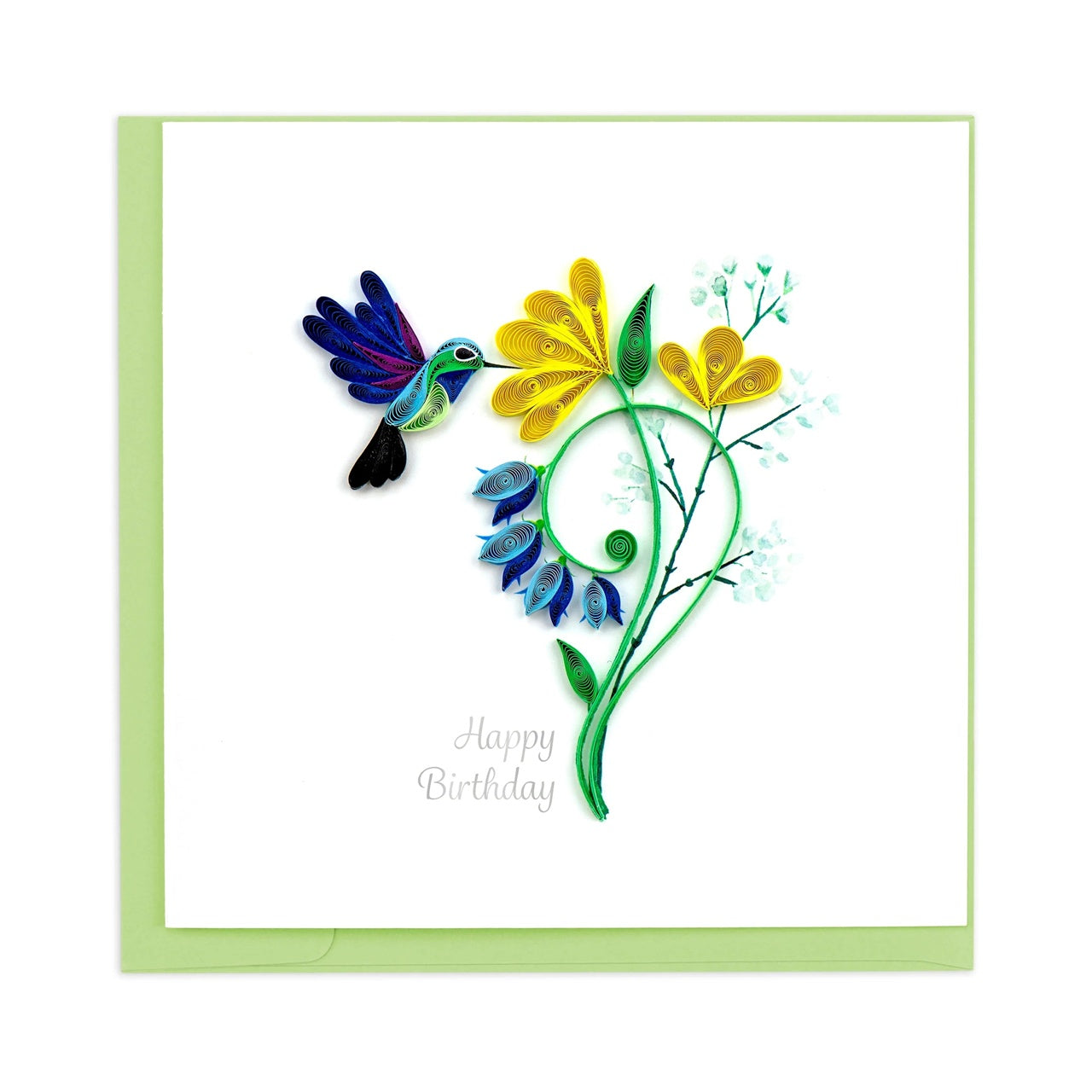 Quilling Card/Greeting Card/Hummingbird
