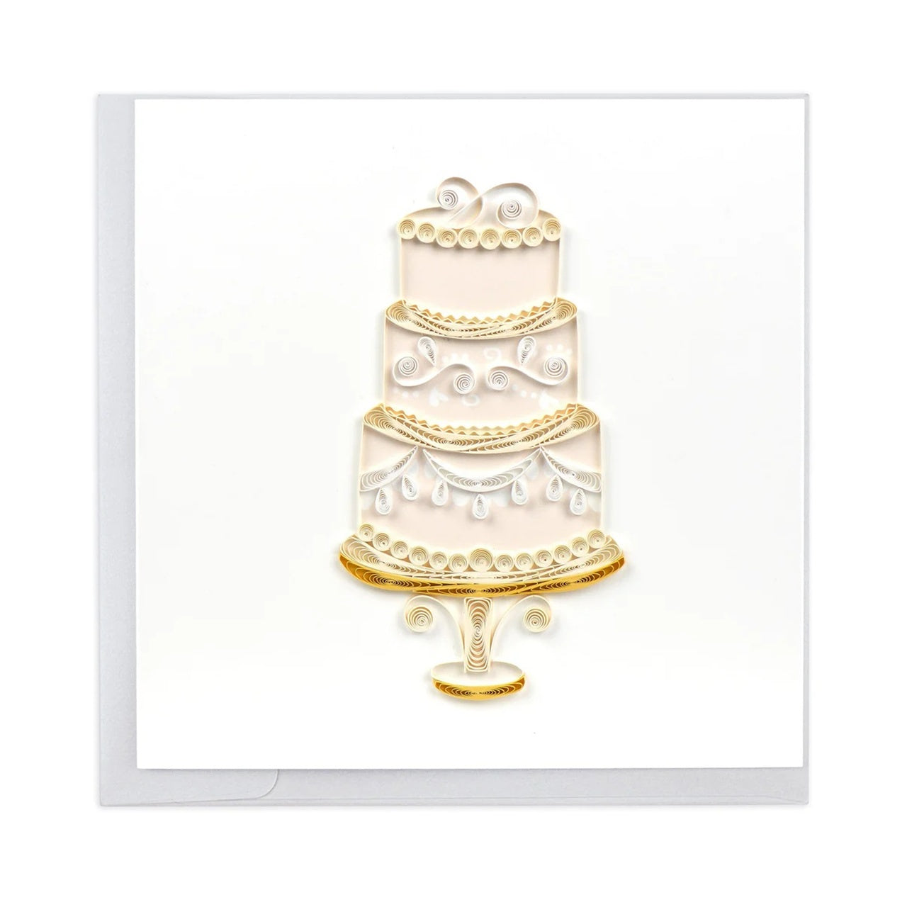 Quilling Card/グリーティングカード/Wedding Cake