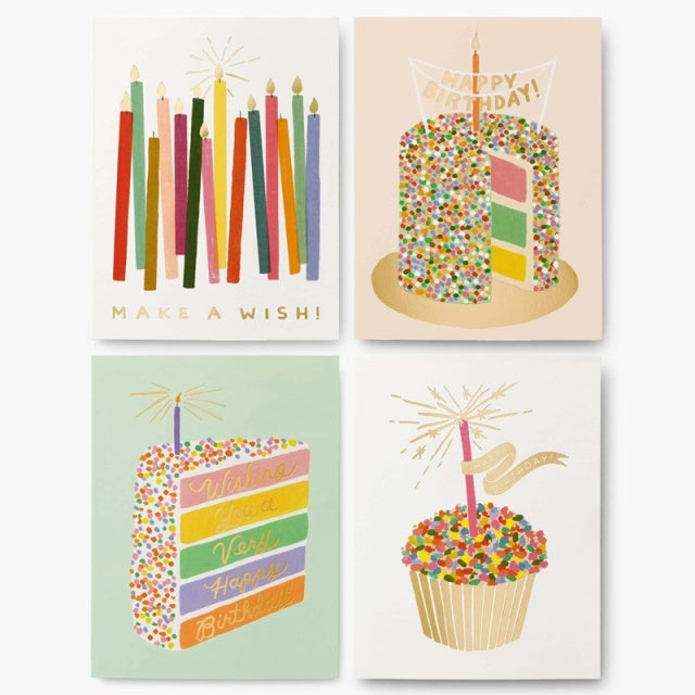 Rifle Paper/Box Card/Birthday Candles Keepsake Card Box