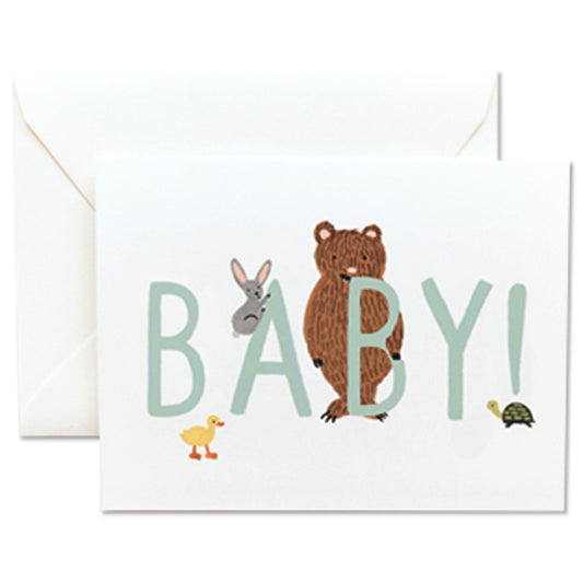 Rifle Paper/シングルカード/Baby Card-Mint