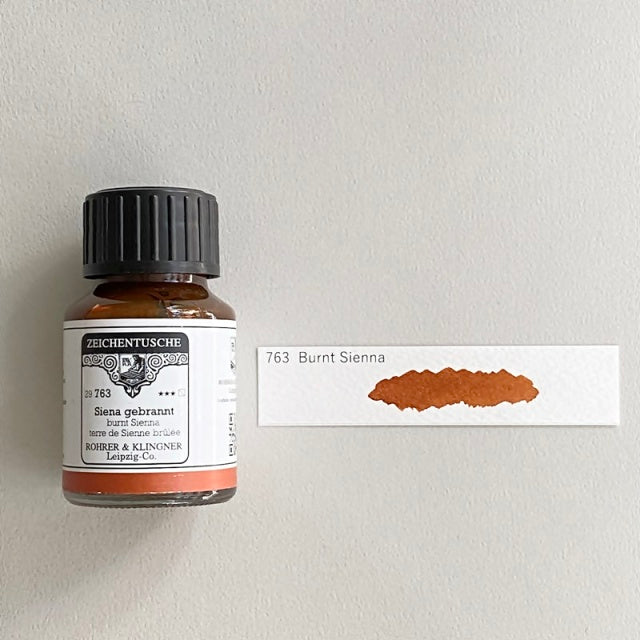 ROHRER & KLINGNER/カリグラフィーインク/Calligraphy Ink - Burnt Sienna