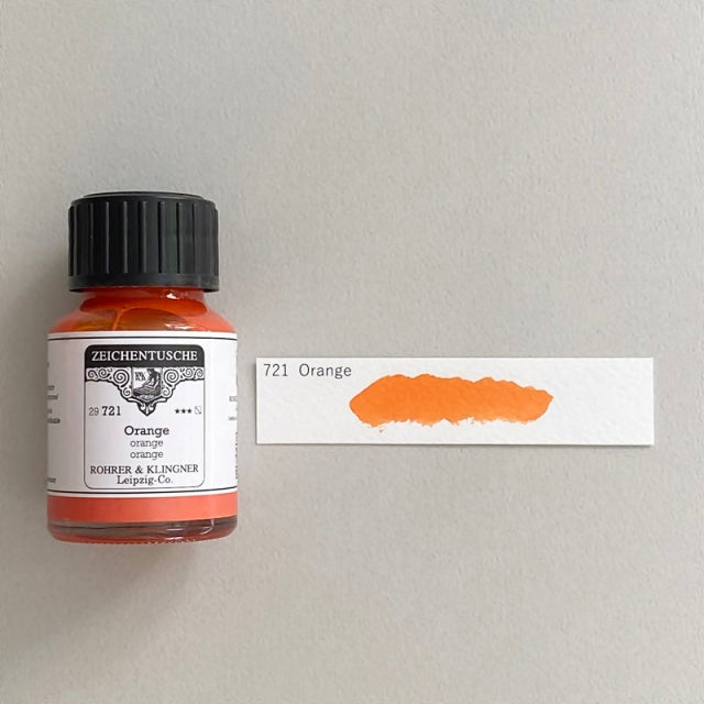 ROHRER & KLINGNER/Calligraphy Ink/Calligraphy Ink - Orange