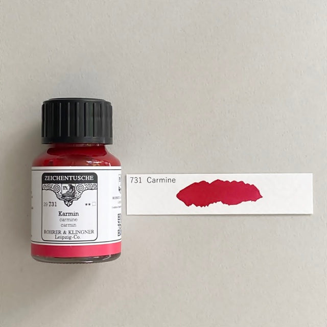 ROHRER & KLINGNER/カリグラフィーインク/Calligraphy Ink - Carmine
