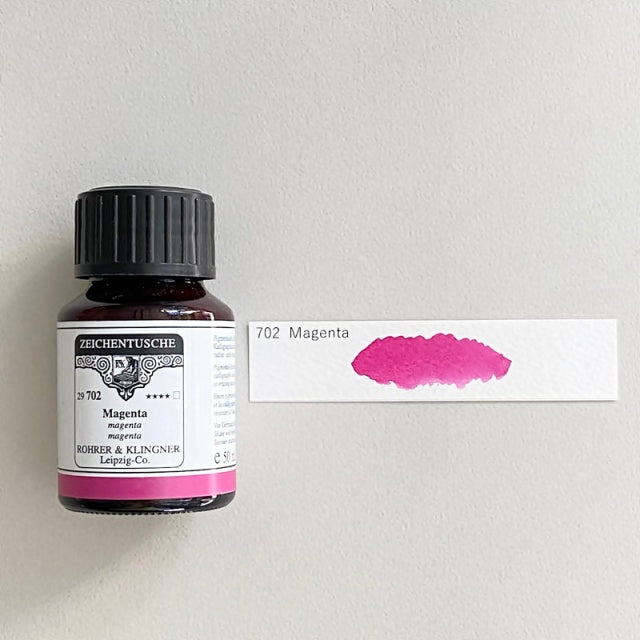 ROHRER & KLINGNER/カリグラフィーインク/Calligraphy Ink - Magenta