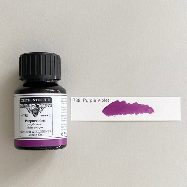 ROHRER & KLINGNER/カリグラフィーインク/Calligraphy Ink - Purple Violet