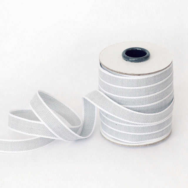 Studio Carta/Drittofilo Cotton Ribbon - Ice/White