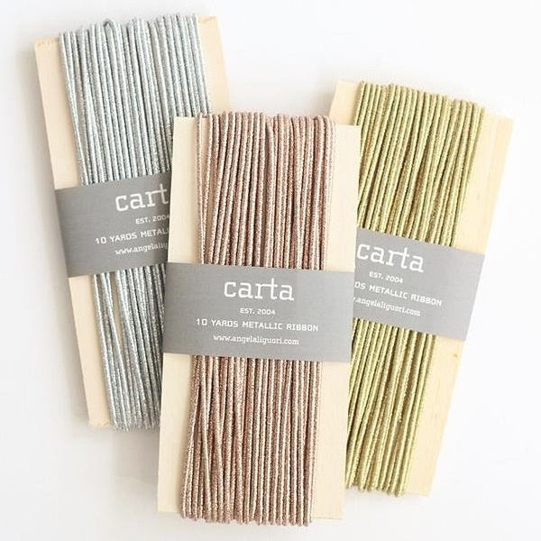 Studio Carta/メタリックエラスティックラウンドコード/Metallic Elastic Round Cord - Rose Gold