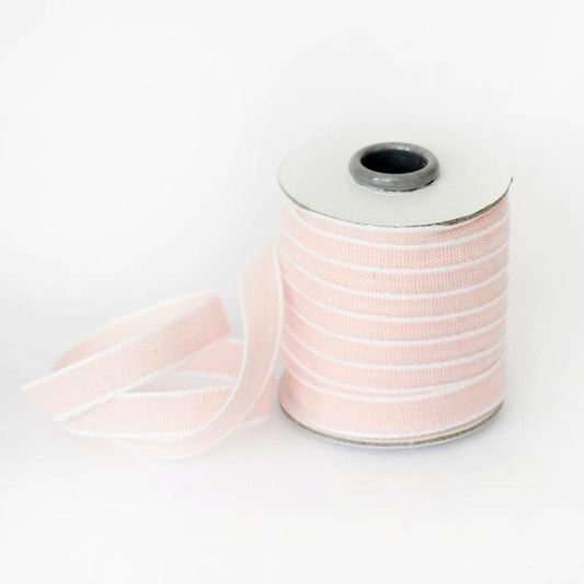 Studio Carta/コットンリボン/Drittofilo Cotton Ribbon - Petal/White