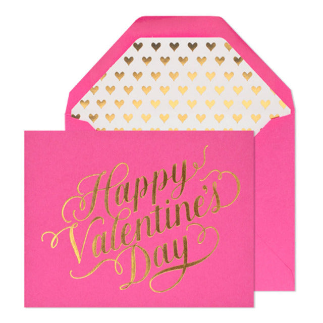 Sugar Paper/Single Card/Happy Valentines Day, Pink