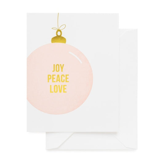 Sugar Paper/シングルカード/Joy Peace Love Ornament