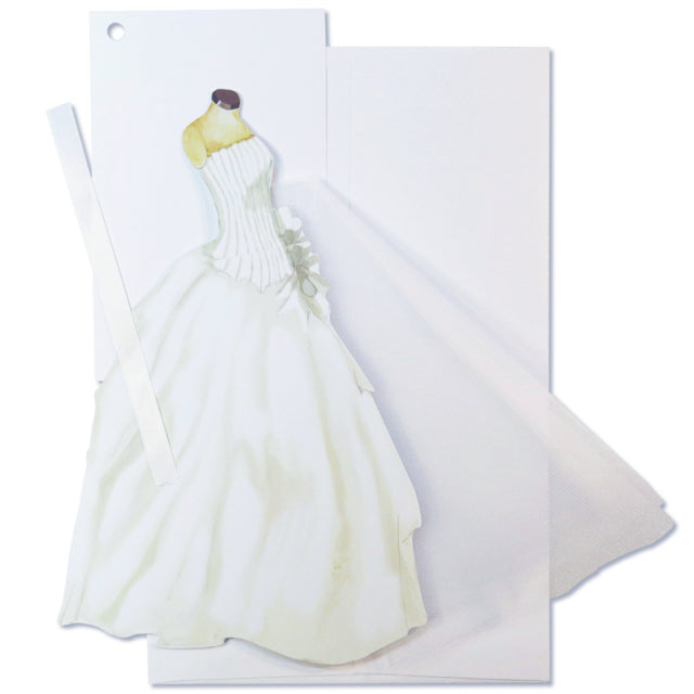 Stevie Streck Designs/Single Card/White Dress