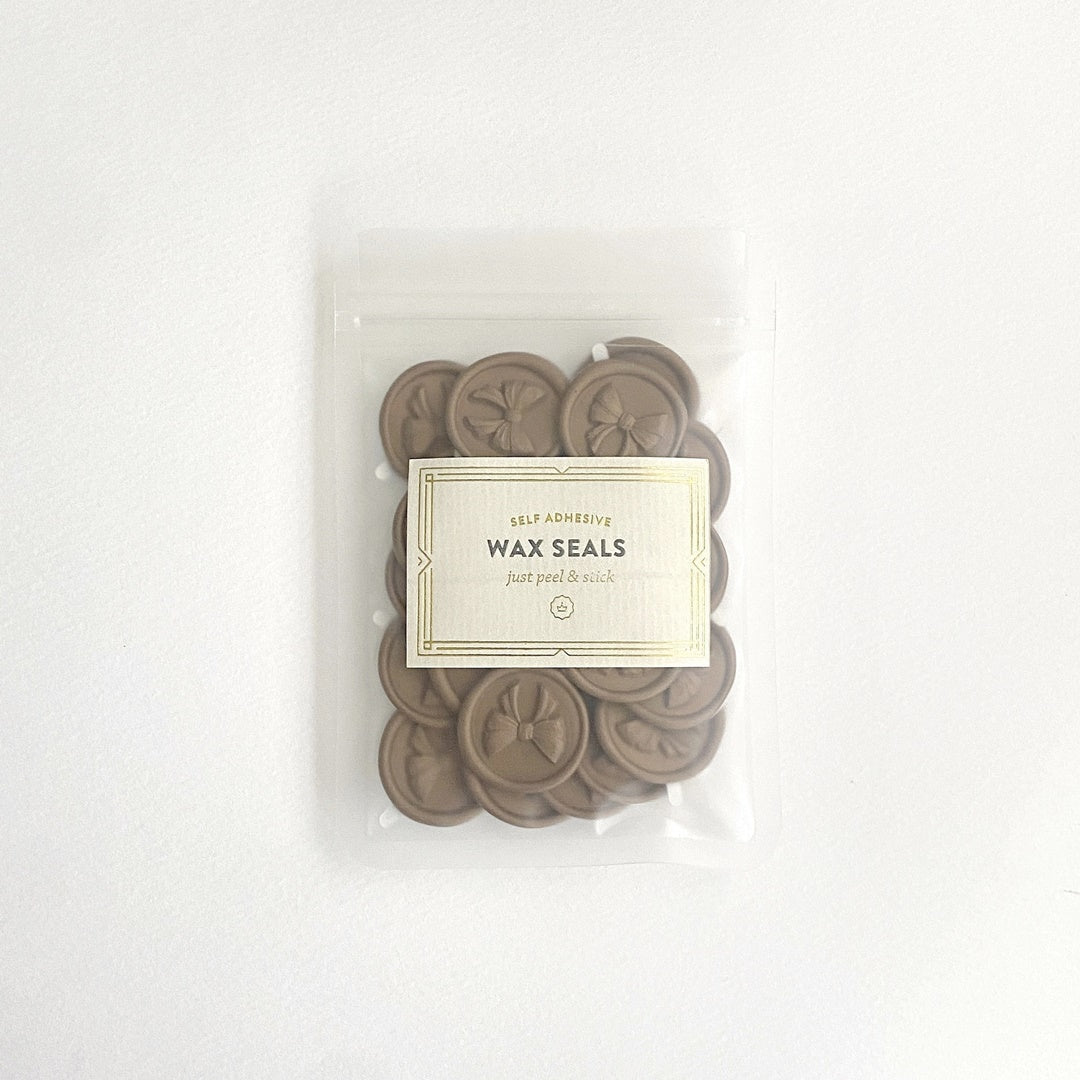 Stamptitude/ワックスシール/Festive Bow Wax Seals 25枚入り - Bronze