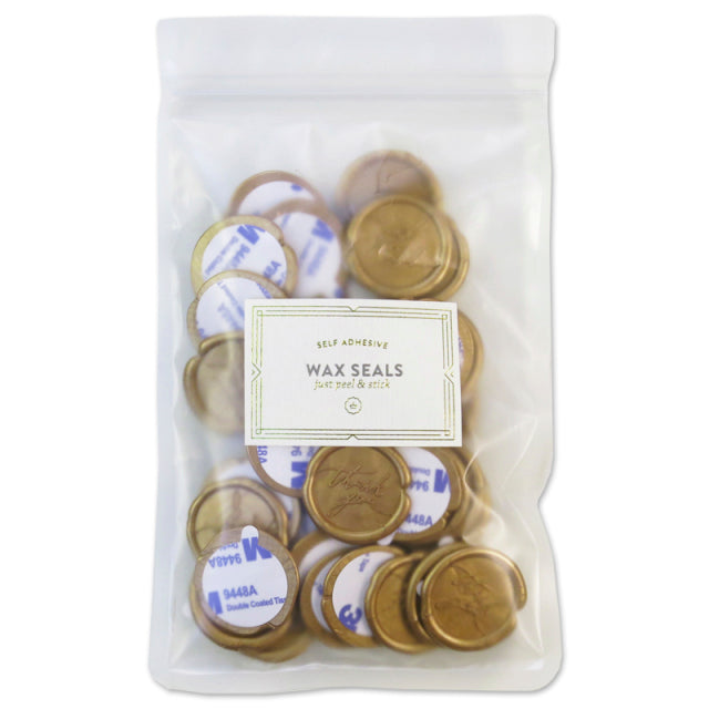 Stamptitude/ワックスシール/Thank You Wax Stickers - Antique Gold